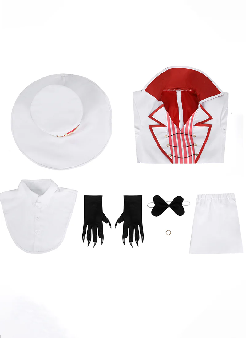 Hazbin Hotel The Devil Lucifer Morningstar Cosplay Costume Outfit Full Set CS795 - Image 13
