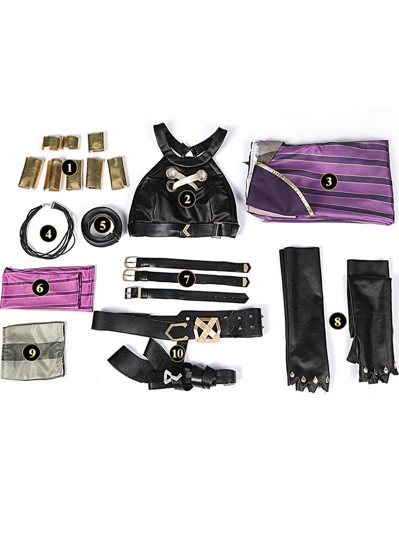 Arcane: League of Legends LOL Jinx Cosplay Costume Outfit Full Set CS810 - Image 12