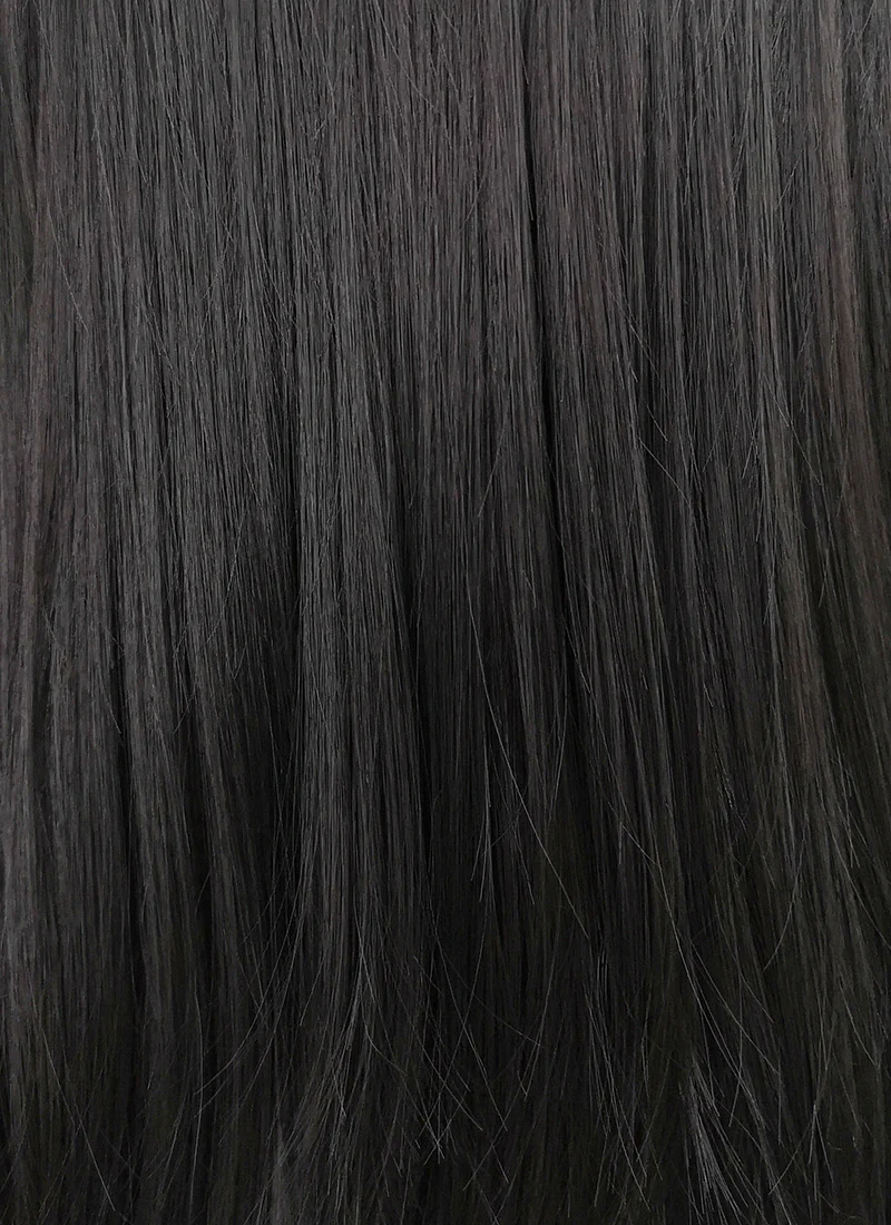 Long Straight Black Lace Front Synthetic Hair Wig LW769 - Image 6