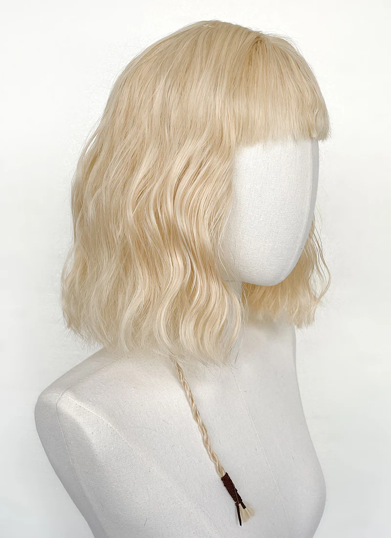 Star Wars Ahsoka Shin Hati Medium Wavy Blonde Cosplay Wig TB1661 - Image 4