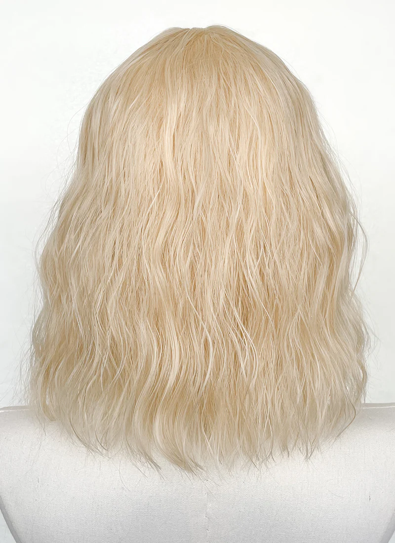 Star Wars Ahsoka Shin Hati Medium Wavy Blonde Cosplay Wig TB1661 - Image 8